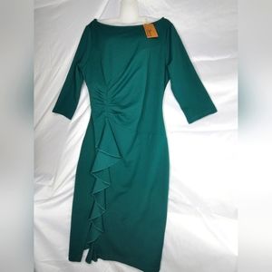 Women's Aisize Occaision Dress Green Size Large